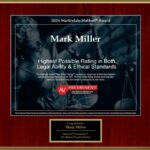 Mark Miller, PA: 2024 - AV Preeminent Attorne